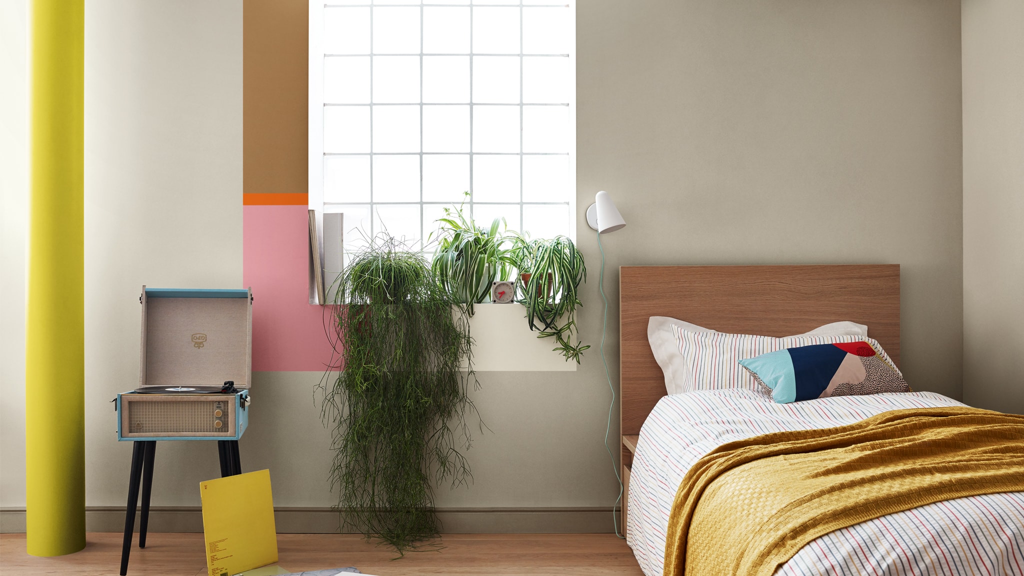 A vibrant kid’s bedroom Deco-Paints-Colour-Futures-Colour-of-the-Year-2019-A-place-to-act-Kidsroom-Inspiration-19